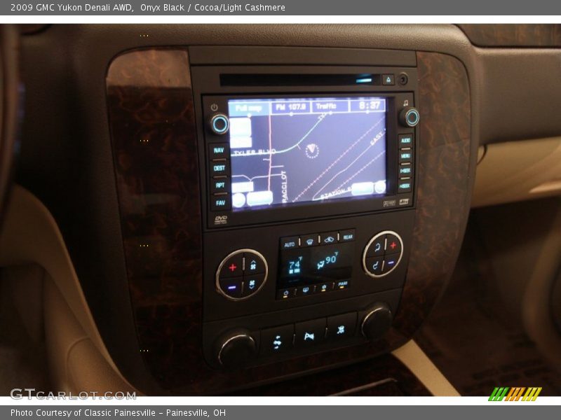Onyx Black / Cocoa/Light Cashmere 2009 GMC Yukon Denali AWD