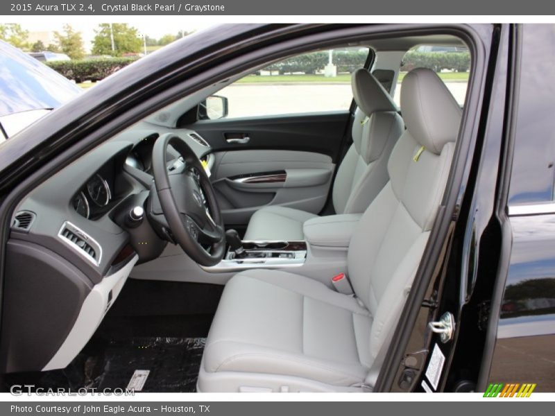 Crystal Black Pearl / Graystone 2015 Acura TLX 2.4