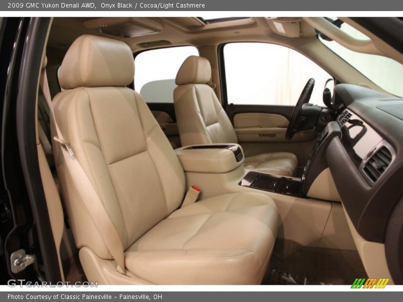 Onyx Black / Cocoa/Light Cashmere 2009 GMC Yukon Denali AWD