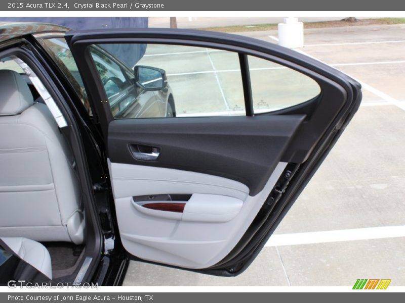 Crystal Black Pearl / Graystone 2015 Acura TLX 2.4