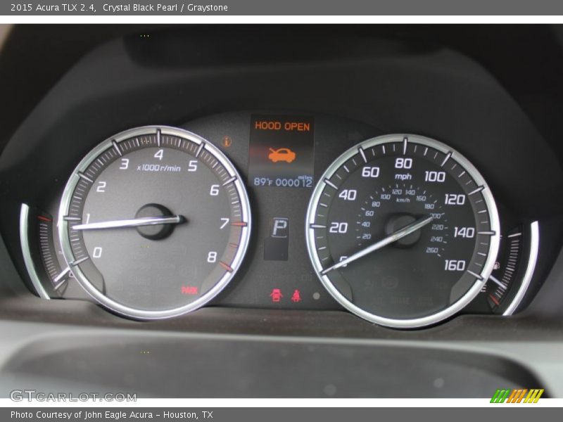 Crystal Black Pearl / Graystone 2015 Acura TLX 2.4