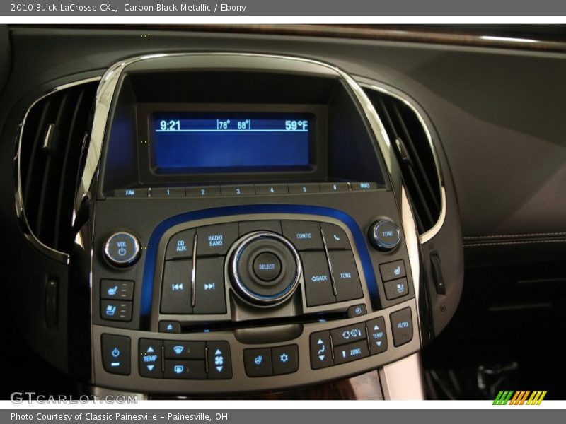 Carbon Black Metallic / Ebony 2010 Buick LaCrosse CXL