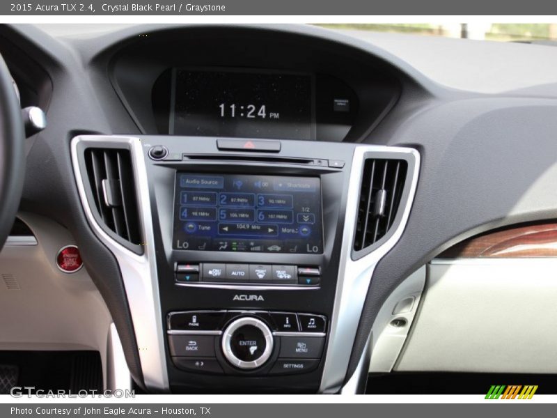 Crystal Black Pearl / Graystone 2015 Acura TLX 2.4