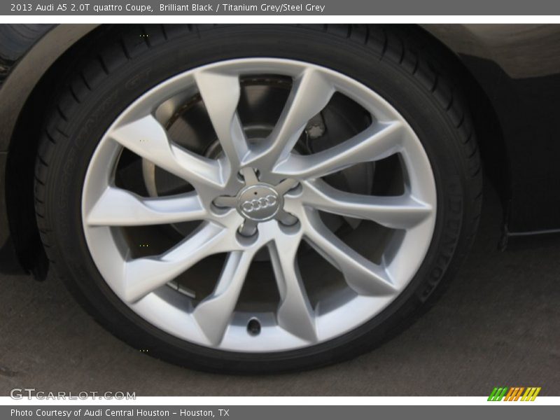 Brilliant Black / Titanium Grey/Steel Grey 2013 Audi A5 2.0T quattro Coupe