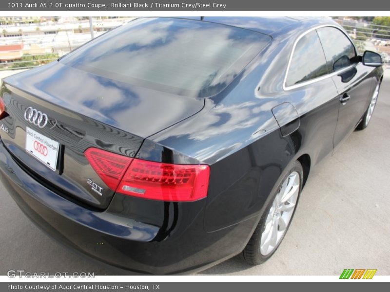Brilliant Black / Titanium Grey/Steel Grey 2013 Audi A5 2.0T quattro Coupe