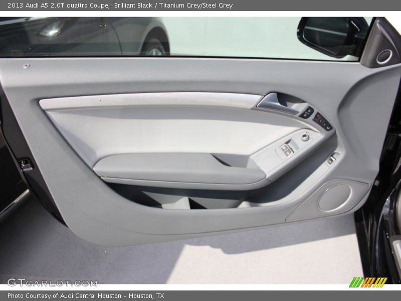 Brilliant Black / Titanium Grey/Steel Grey 2013 Audi A5 2.0T quattro Coupe