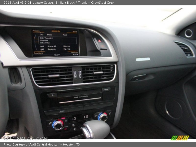 Brilliant Black / Titanium Grey/Steel Grey 2013 Audi A5 2.0T quattro Coupe
