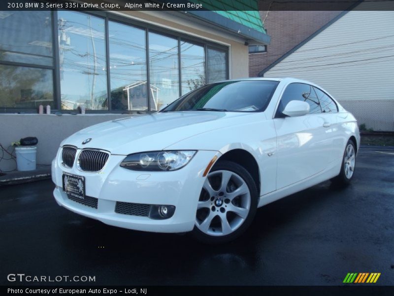 Alpine White / Cream Beige 2010 BMW 3 Series 335i xDrive Coupe