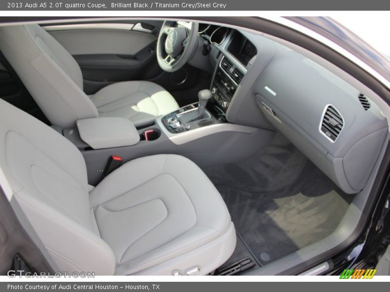 Brilliant Black / Titanium Grey/Steel Grey 2013 Audi A5 2.0T quattro Coupe