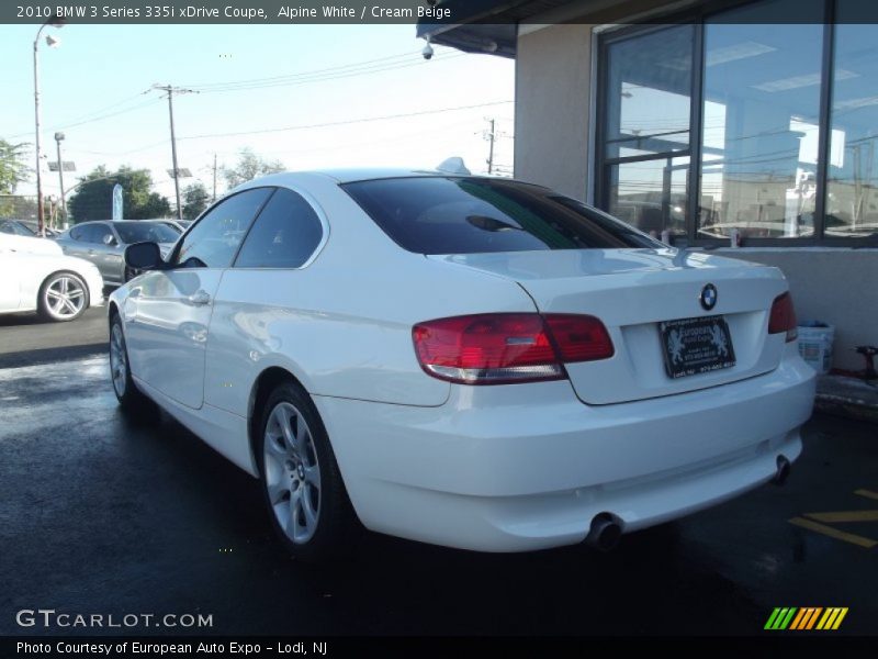 Alpine White / Cream Beige 2010 BMW 3 Series 335i xDrive Coupe