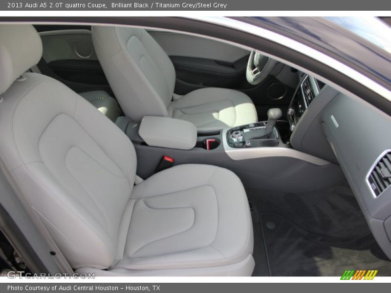 Brilliant Black / Titanium Grey/Steel Grey 2013 Audi A5 2.0T quattro Coupe