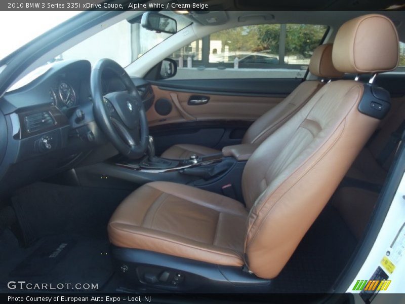 Alpine White / Cream Beige 2010 BMW 3 Series 335i xDrive Coupe