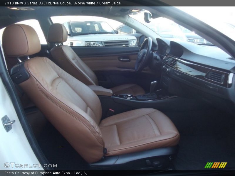 Alpine White / Cream Beige 2010 BMW 3 Series 335i xDrive Coupe