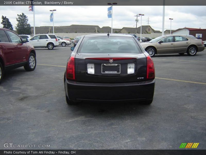 Blackberry / Ebony 2006 Cadillac CTS Sedan