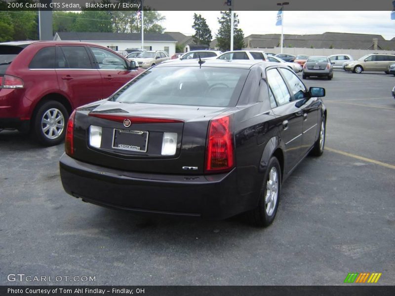 Blackberry / Ebony 2006 Cadillac CTS Sedan