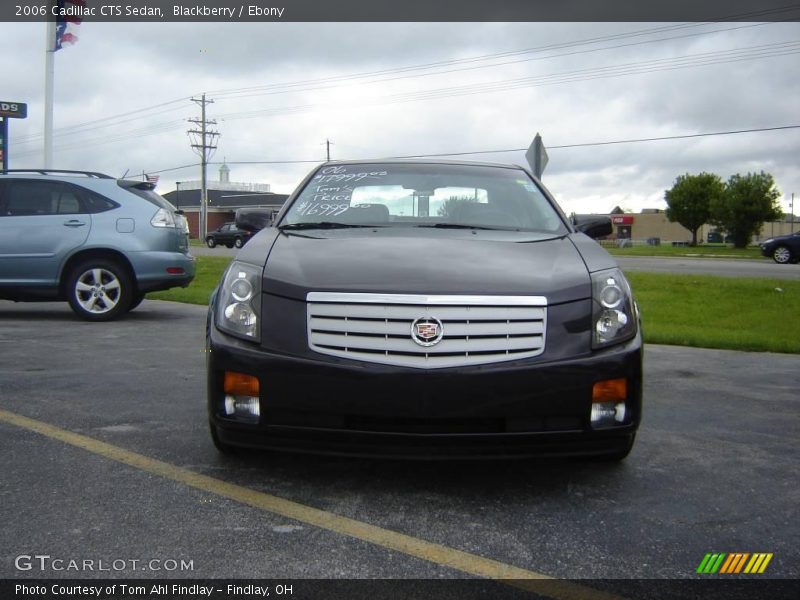 Blackberry / Ebony 2006 Cadillac CTS Sedan