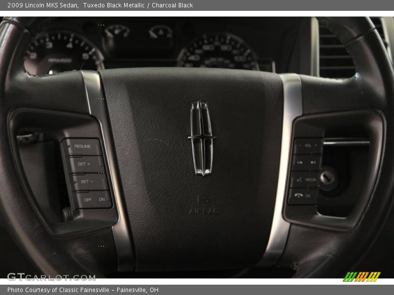 Tuxedo Black Metallic / Charcoal Black 2009 Lincoln MKS Sedan