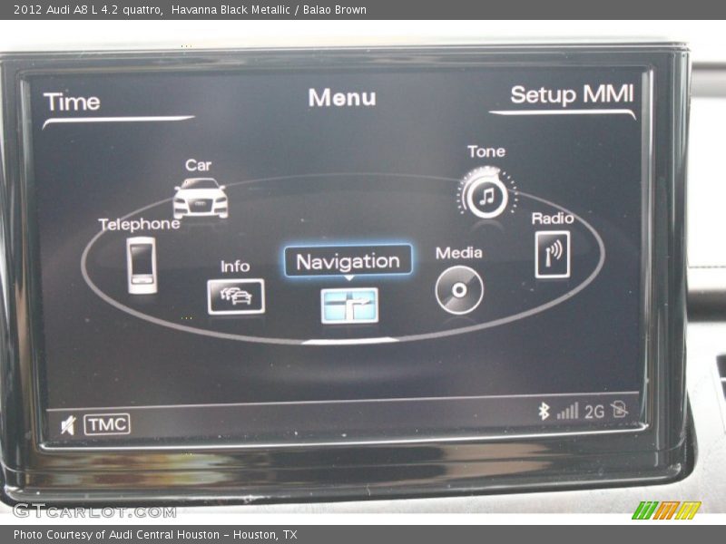 Havanna Black Metallic / Balao Brown 2012 Audi A8 L 4.2 quattro