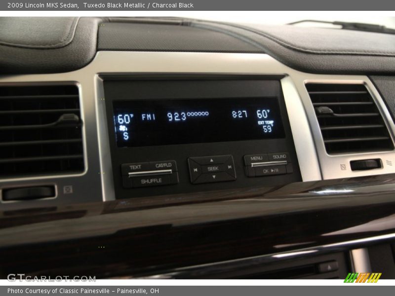 Tuxedo Black Metallic / Charcoal Black 2009 Lincoln MKS Sedan