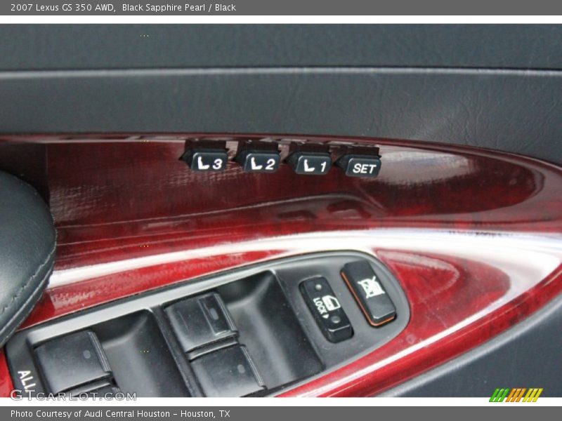 Black Sapphire Pearl / Black 2007 Lexus GS 350 AWD