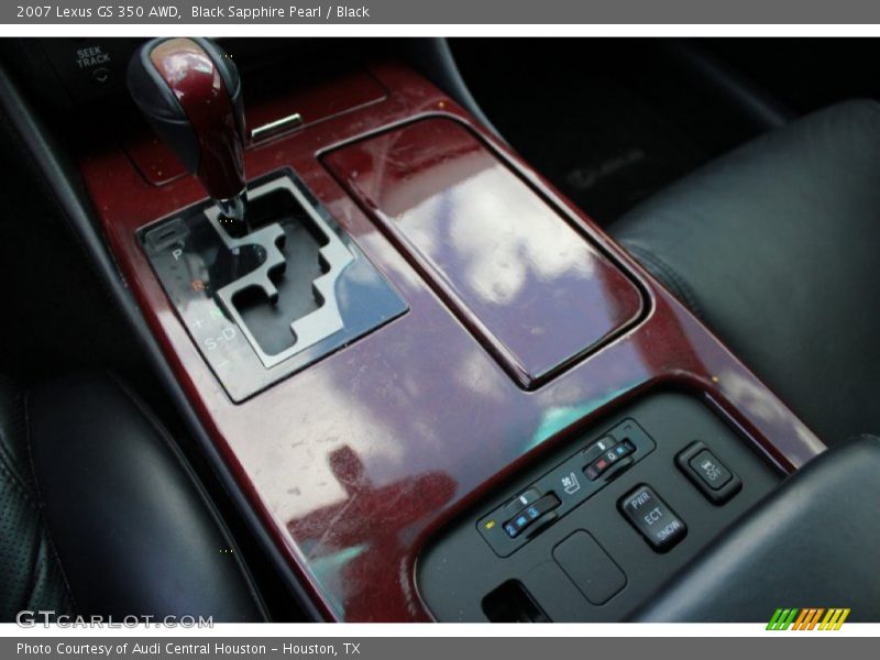 Black Sapphire Pearl / Black 2007 Lexus GS 350 AWD