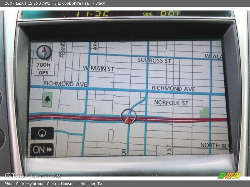 Black Sapphire Pearl / Black 2007 Lexus GS 350 AWD