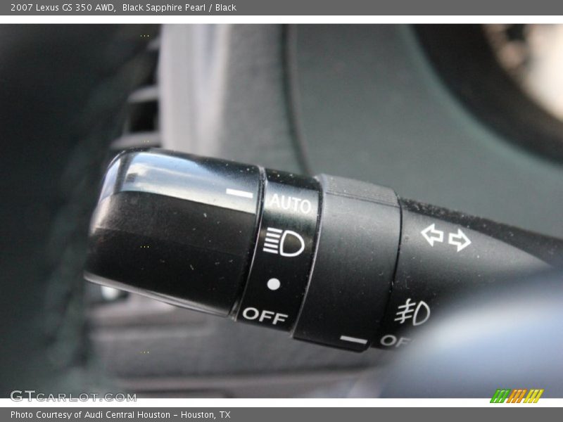 Black Sapphire Pearl / Black 2007 Lexus GS 350 AWD
