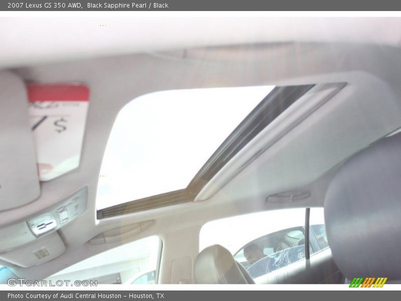 Black Sapphire Pearl / Black 2007 Lexus GS 350 AWD