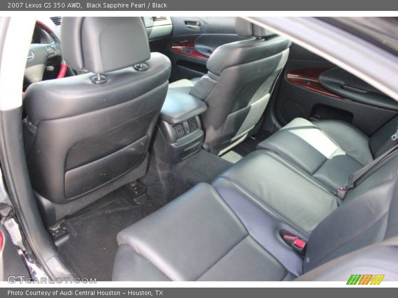 Black Sapphire Pearl / Black 2007 Lexus GS 350 AWD