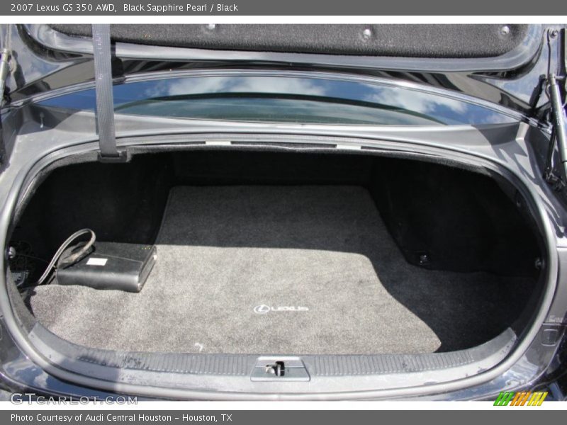 Black Sapphire Pearl / Black 2007 Lexus GS 350 AWD