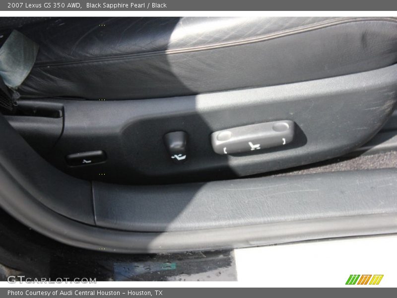 Black Sapphire Pearl / Black 2007 Lexus GS 350 AWD