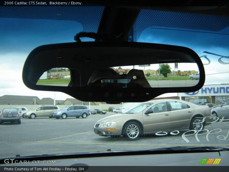 Blackberry / Ebony 2006 Cadillac CTS Sedan