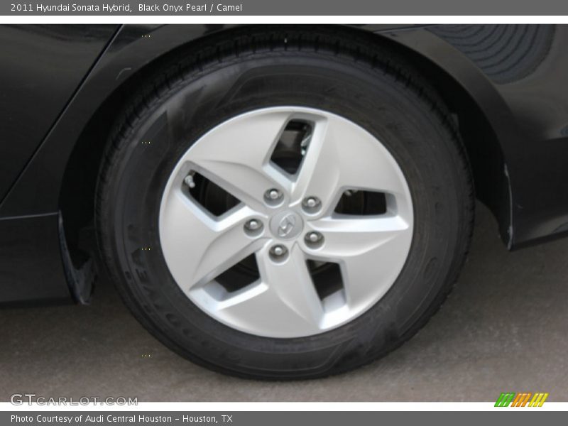 Black Onyx Pearl / Camel 2011 Hyundai Sonata Hybrid