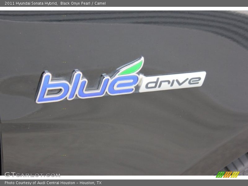 Black Onyx Pearl / Camel 2011 Hyundai Sonata Hybrid