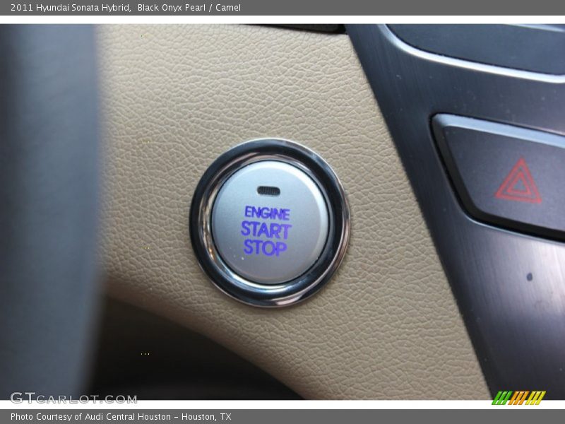 Black Onyx Pearl / Camel 2011 Hyundai Sonata Hybrid