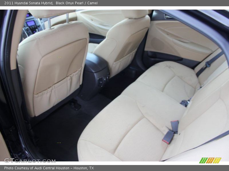 Black Onyx Pearl / Camel 2011 Hyundai Sonata Hybrid