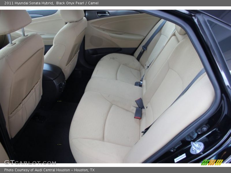 Black Onyx Pearl / Camel 2011 Hyundai Sonata Hybrid