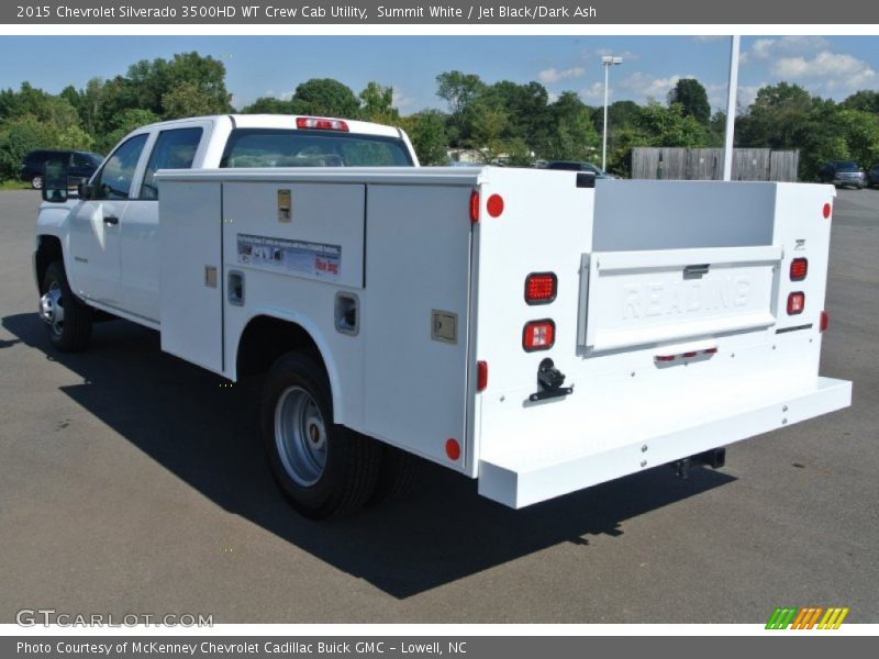 Summit White / Jet Black/Dark Ash 2015 Chevrolet Silverado 3500HD WT Crew Cab Utility