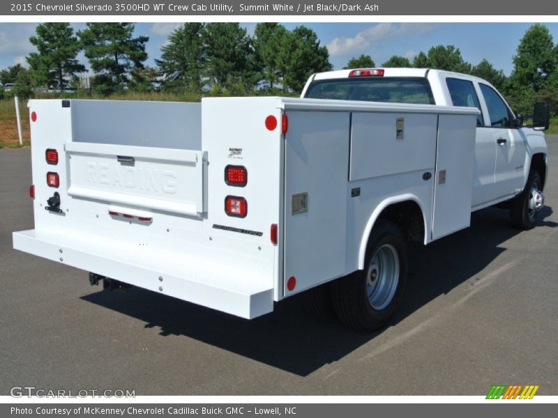 Summit White / Jet Black/Dark Ash 2015 Chevrolet Silverado 3500HD WT Crew Cab Utility