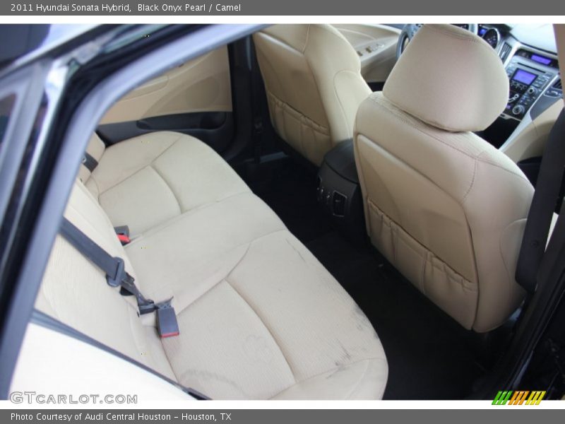 Black Onyx Pearl / Camel 2011 Hyundai Sonata Hybrid