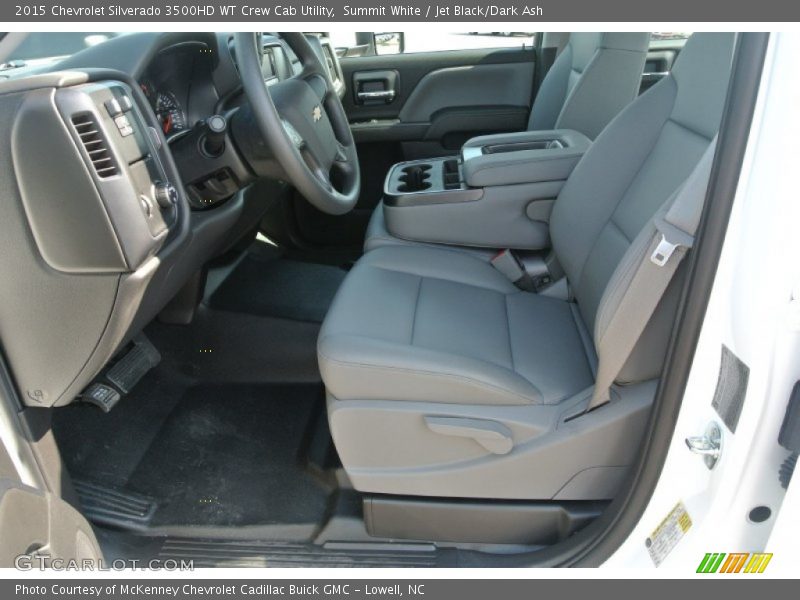  2015 Silverado 3500HD WT Crew Cab Utility Jet Black/Dark Ash Interior