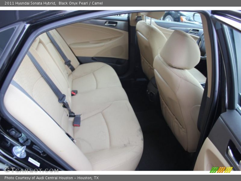 Black Onyx Pearl / Camel 2011 Hyundai Sonata Hybrid