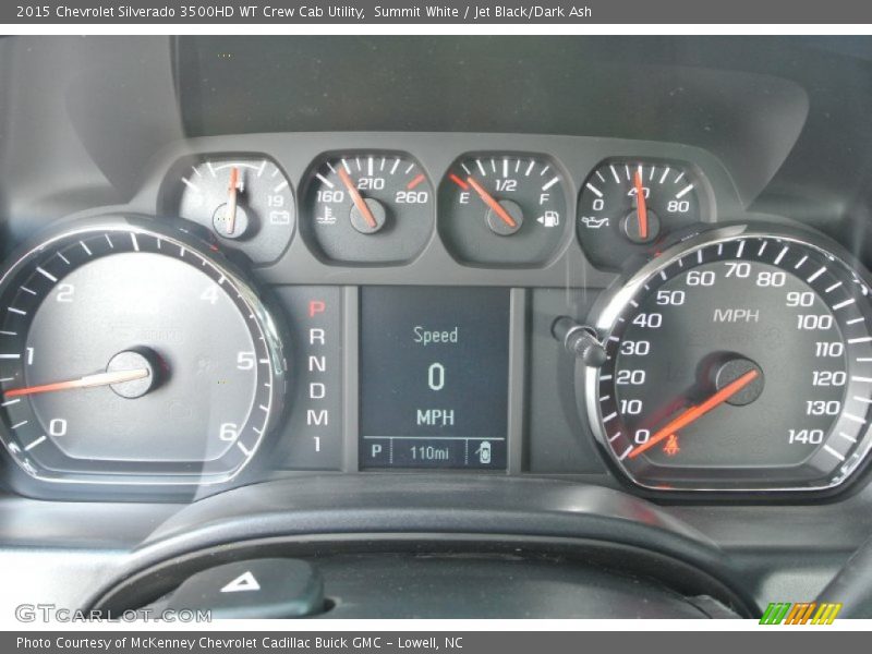  2015 Silverado 3500HD WT Crew Cab Utility WT Crew Cab Utility Gauges