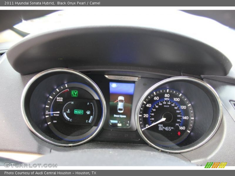 Black Onyx Pearl / Camel 2011 Hyundai Sonata Hybrid