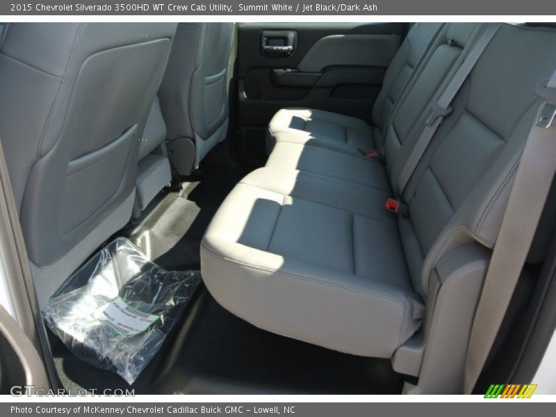 Summit White / Jet Black/Dark Ash 2015 Chevrolet Silverado 3500HD WT Crew Cab Utility