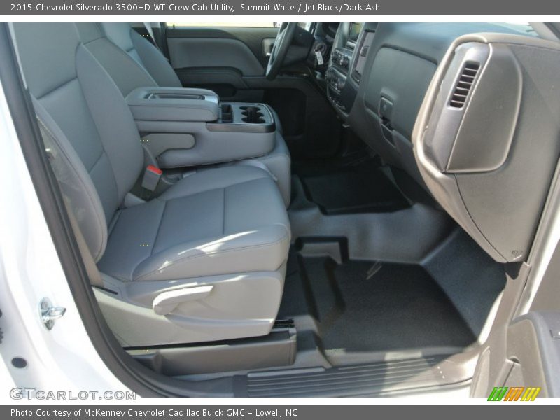 Summit White / Jet Black/Dark Ash 2015 Chevrolet Silverado 3500HD WT Crew Cab Utility