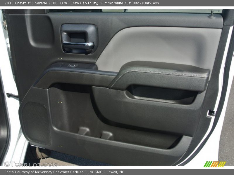 Summit White / Jet Black/Dark Ash 2015 Chevrolet Silverado 3500HD WT Crew Cab Utility