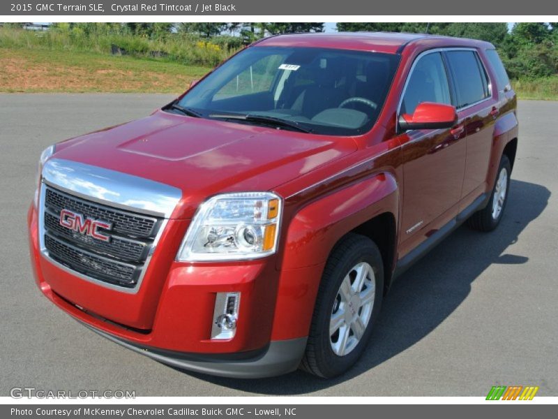 Crystal Red Tintcoat / Jet Black 2015 GMC Terrain SLE