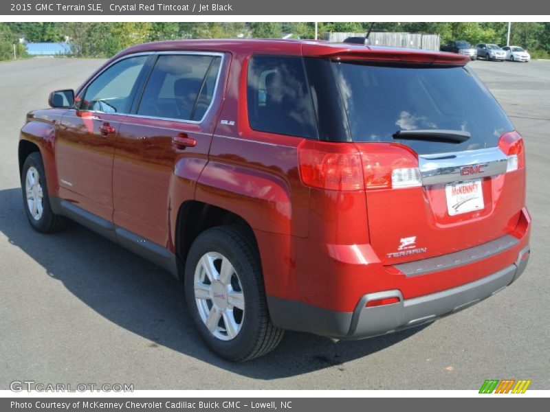 Crystal Red Tintcoat / Jet Black 2015 GMC Terrain SLE
