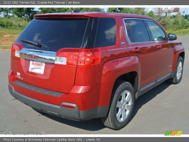 Crystal Red Tintcoat / Jet Black 2015 GMC Terrain SLE